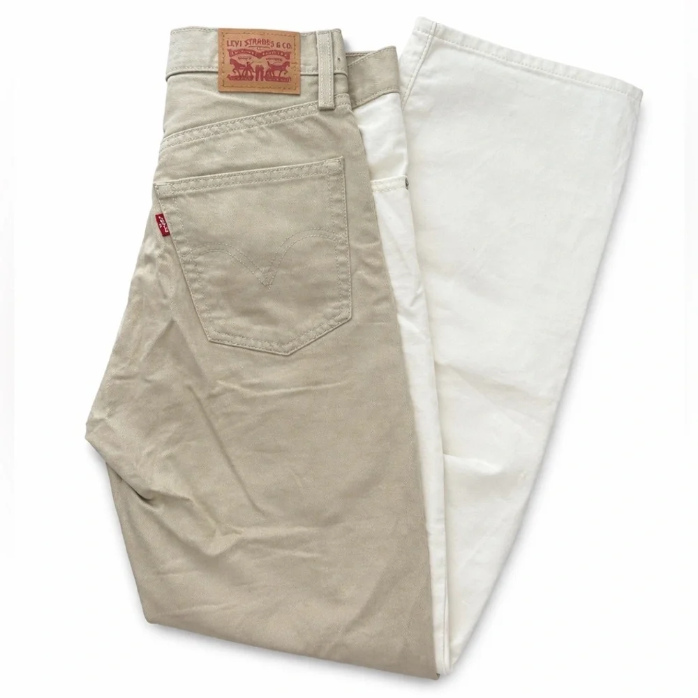 Levi's Beige and Cream Two Tone Jeans - Picture 3 of 3